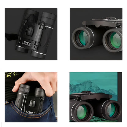 Kompaktes Fernglas mit x40 Zoom – Perfekt für Outdoor-Abenteuer